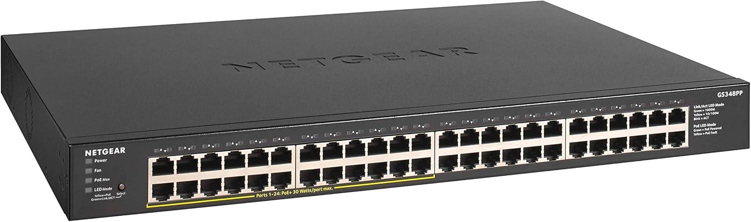 image:imageNETGEAR 16Port PoE Gigabit Ethernet Unmanaged Essentials Switch GS316P with 16 x PoE 115W Desktop or Wall MountUnmanaged