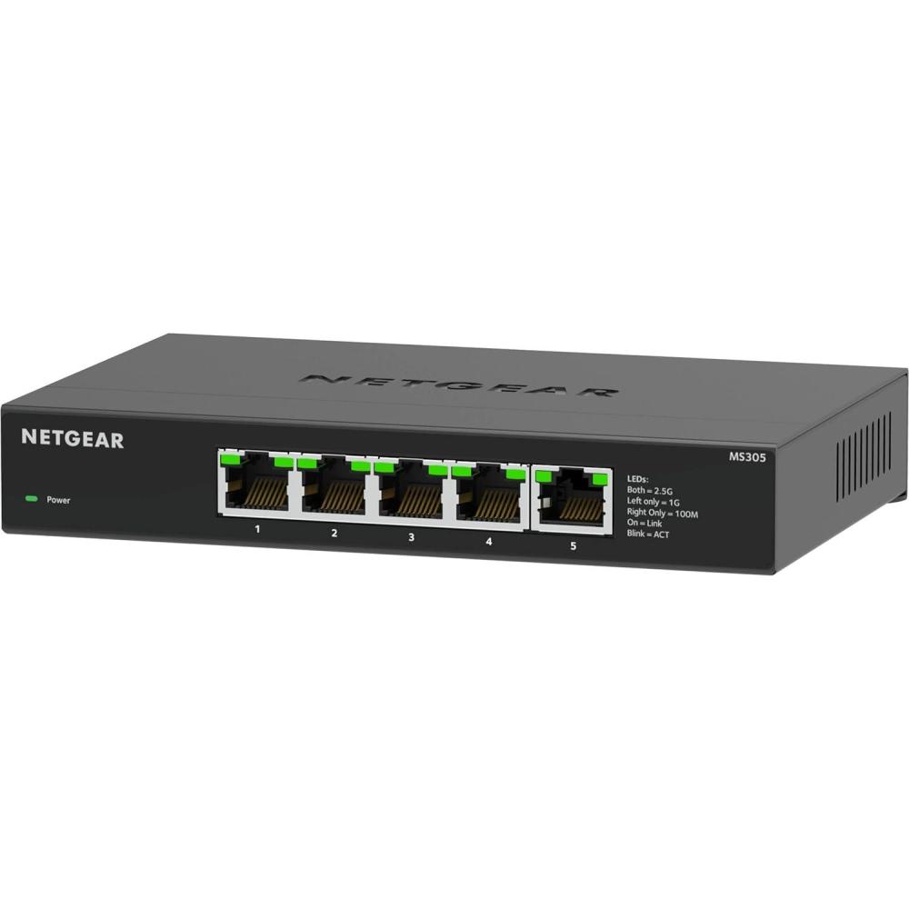 image:imageNETGEAR 24Port Gigabit Ethernet Unmanaged Essentials Switch GS324  Desktop Wall or Rackmount Silent Operation5 Port  25 Gigabit