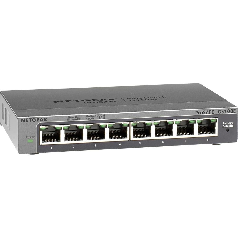 image:imageNETGEAR 5Port Gigabit Ethernet Unmanaged Switch GS105NA Desktop or Wall Mount and Limited Lifetime Protection8Port