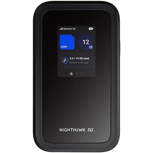 image:imageNETGEAR Nighthawk 5G M7 Portable WiFi Hotspot with eSIM  Supports eSIM amp Physical SIM  Unlocked 5G4G LTE Mobile Router  for Travel Work  WiFi 736 Gbps 140 Countries 32 Devices MH7150