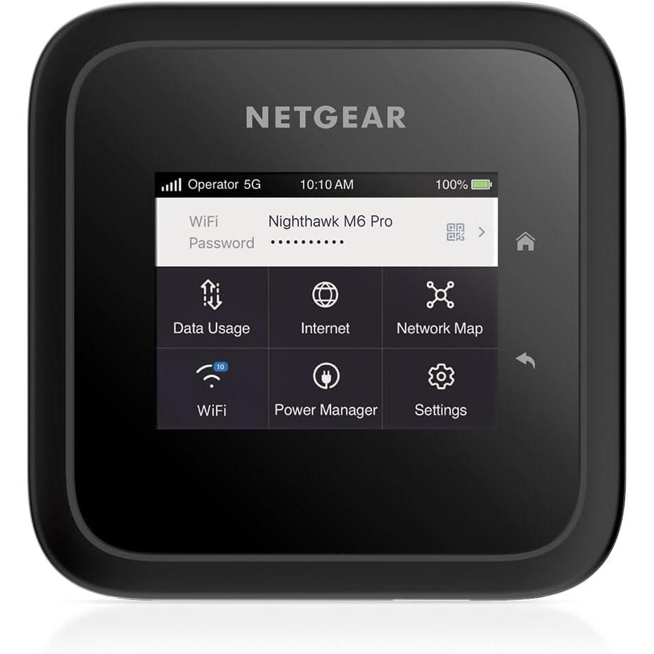 image:imageNETGEAR Nighthawk M6 Pro Mobile Hotspot 5G mmWave 8Gbps Unlocked ATampT TMobile Verizon International Roaming 125 Countries WiFi 6E Portable Device for Travel Modem Wireless Router MR65505G Hotspot  80Gbps