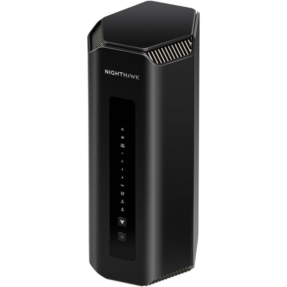 image:imageNETGEAR Nighthawk TriBand WiFi 7 Router RS300  Router Only BE9300 Wireless Speed up to 93 Gbps  Covers up to 2500 sq ft 100 Devices  25 Gig Internet Port  Free Expert Help19Gbps  10G Port