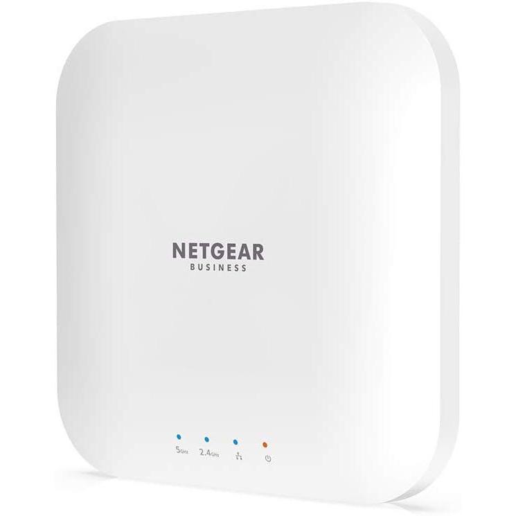 image:imageNETGEAR Wireless Desktop Access Point WAX214PA  WiFi 6 DualBand AX1800 Speed  1 x 1G Ethernet PoE Port  80211ax  WPA3 Security  Up to 4 Separate SSID Networks  with Power AdapterAX1800  with AC Power Adapter