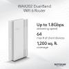 NETGEAR 4-Stream WiFi 6 Dual-Band Gigabit Router (WAX202) – AX1800 Wireless Speed (Up to 1.8 Gbps) | Coverage up to 1,200 sq. ft., 40 Devices