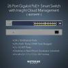 NETGEAR 52-Port PoE Gigabit Ethernet Smart Switch (GS752TP) – Managed, Optional Insight Cloud Management, 48 x PoE+ @ 380W, 4 x 1G SFP, Desktop or Rackmount, (Renewed)(26-Port | 24xPoE+ 190W | 2xSFP)