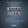 NETGEAR 5-Port Gigabit Ethernet Unmanaged Switch (GS105NA) – Desktop or Wall Mount, and Limited Lifetime Protection(5-Port)