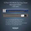 NETGEAR 8-Port 10G Multi-Gigabit Ethernet Unmanaged Switch (XS508M) – with 1 x 10G SFP+, Desktop or Rackmount, and Limited Lifetime Protection(12 port | 10G | 2xSFP+ | Managed)