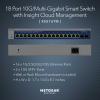 NETGEAR 8-Port 10G Multi-Gigabit Ethernet Unmanaged Switch (XS508M) – with 1 x 10G SFP+, Desktop or Rackmount, and Limited Lifetime Protection(16 port | Multi-Gig | 2xSFP+ | Managed)
