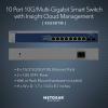 NETGEAR 8-Port 10G Multi-Gigabit Ethernet Unmanaged Switch (XS508M) – with 1 x 10G SFP+, Desktop or Rackmount, and Limited Lifetime Protection(8 port | Multi-Gig | 2xSFP+ | Managed)