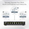 NETGEAR 8-Port Gigabit Ethernet Easy Smart Managed Essentials Switch (GS308E) – Desktop or Wall Mount, Home Network Hub, Office Ethernet Splitter, Silent Operation
