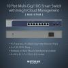 NETGEAR 8-Port Gigabit Ethernet Smart Switch (GS108T) – Managed, with 1 x PD Port, Optional Insight Cloud Management, Desktop or Wall Mount, Silent Operation, and Limited Lifetime Protection(Smart)