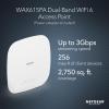 NETGEAR Cloud Managed Wireless Access Point (WAX620) – WiFi 6 Dual-Band AX3600 Speed | Up to 256 Client Devices | 802.11ax | Insight Remote Management | PoE+ Powered or AC Adapter (not Included)(AX3000 | WiFi 6 | PoE+)