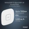 NETGEAR Cloud Managed Wireless Access Point (WAX620) – WiFi 6 Dual-Band AX3600 Speed | Up to 256 Client Devices | 802.11ax | Insight Remote Management | PoE+ Powered or AC Adapter (not Included)(AXE7800 | WiFi 6E | PoE++)
