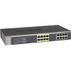 NETGEAR JGS516PE-100NAS 16-Port Gigabit Rackmount Smart Managed Plus Switch, 85w 8xPoE, ProSAFE Lifetime Protection(Plus)