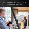 NETGEAR Nighthawk M6 Pro Mobile Hotspot 5G mmWave, 8Gbps, Unlocked, AT&T, T-Mobile, Verizon International Roaming 125 Countries, WiFi 6E, Portable Device for Travel, Modem Wireless Router (MR6550)(5G Hotspot  2.5Gbps)