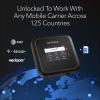 NETGEAR Nighthawk M6 Pro Mobile Hotspot 5G mmWave, 8Gbps, Unlocked, AT&T, T-Mobile, Verizon International Roaming 125 Countries, WiFi 6E, Portable Device for Travel, Modem Wireless Router (MR6550)(5G Hotspot  8.0Gbps)