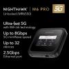 NETGEAR Nighthawk M6 Pro Mobile Hotspot 5G mmWave, 8Gbps, Unlocked, AT&T, T-Mobile, Verizon International Roaming 125 Countries, WiFi 6E, Portable Device for Travel, Modem Wireless Router (MR6550)(5G Hotspot  8.0Gbps)