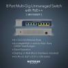 Netgear 8-Port Ultra60 PoE++ Multi-Gigabit (2.5G) Ethernet Plus Switch – 8 Ports – 2.5 Gigabit Ethernet – 2.5GBase-T – 3 Layer Supported – 270.50 W Power Consumption – 230 W PoE Budget – Twisted Pair
