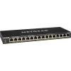 NETGEAR 16-Port Gigabit Ethernet Unmanaged PoE+ Switch (GS316PP) – with 16 x PoE+ @ 183W, Desktop/Rackmount/Wallmount, Sturdy Metal (GS316PP-100) (Renewed)(16 port | 16xPoE+ 115W)