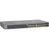 NETGEAR 28-Port PoE Gigabit Ethernet Smart Switch (GS728TP) – Managed, Optional Insight Cloud Management, 24 x PoE+ @ 190W, 4 x 1G SFP, Desktop or Rackmount, and Limited Lifetime Protection