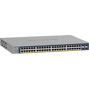 NETGEAR 52-Port PoE Gigabit Ethernet Smart Switch (GS752TP) – Managed, Optional Insight Cloud Management, 48 x PoE+ @ 380W, 4 x 1G SFP, Desktop or Rackmount, (Renewed)(52 port | 48xPoE+ 760W | 4xSFP)