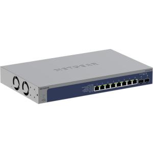 NETGEAR 8-Port 10G Multi-Gigabit Ethernet Unmanaged Switch (XS508M) – with 1 x 10G SFP+, Desktop or Rackmount, and Limited Lifetime Protection(8 port | Multi-Gig | 2xSFP+ | Managed)