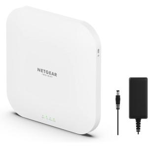 NETGEAR Cloud Managed Wireless Access Point (WAX620) – WiFi 6 Dual-Band AX3600 Speed | Up to 256 Client Devices | 802.11ax | Insight Remote Management | PoE+ Powered or AC Adapter (not Included)(AX3600 | WiFi 6 | PoE+)