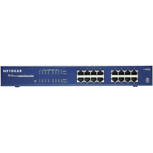 NETGEAR JGS516PE-100NAS 16-Port Gigabit Rackmount Smart Managed Plus Switch, 85w 8xPoE, ProSAFE Lifetime Protection(Plus)