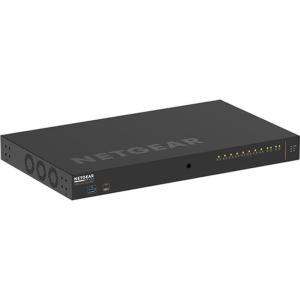 Netgear AV Line M4250-10G2XF-PoE++ Ethernet Switch – 10 Ports – Manageable – 3 Layer Supported – Modular – 26.30 W Power Consumption – 720 W PoE Budget – Optical Fiber, Twisted Pair – PoE Ports – 1U –