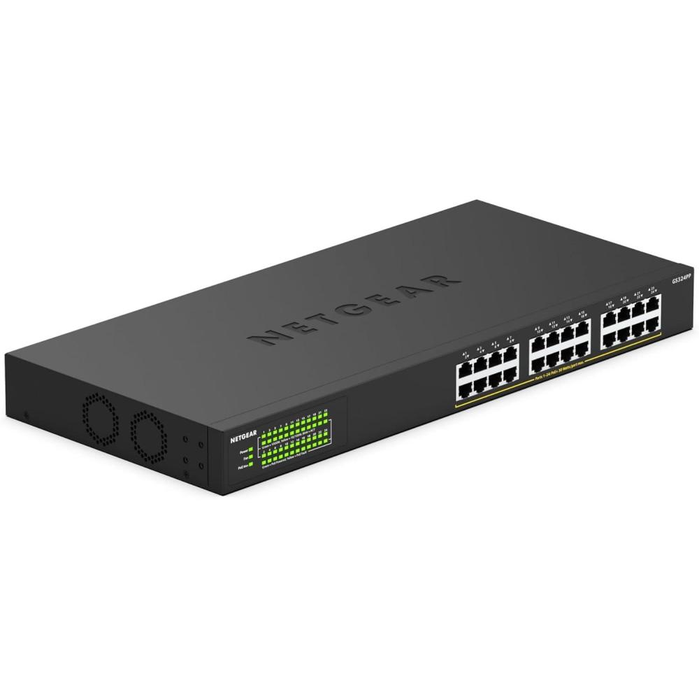 image:imageNETGEAR 8Port Gigabit Ethernet Smart Managed Plus PoE Network Switch Hub Internet Splitter GS108PE  with 4 x PoE  53W Upgradeable DesktopRackmount and ProSAFE Lifetime Protection24 Port  24 x PoE 380W