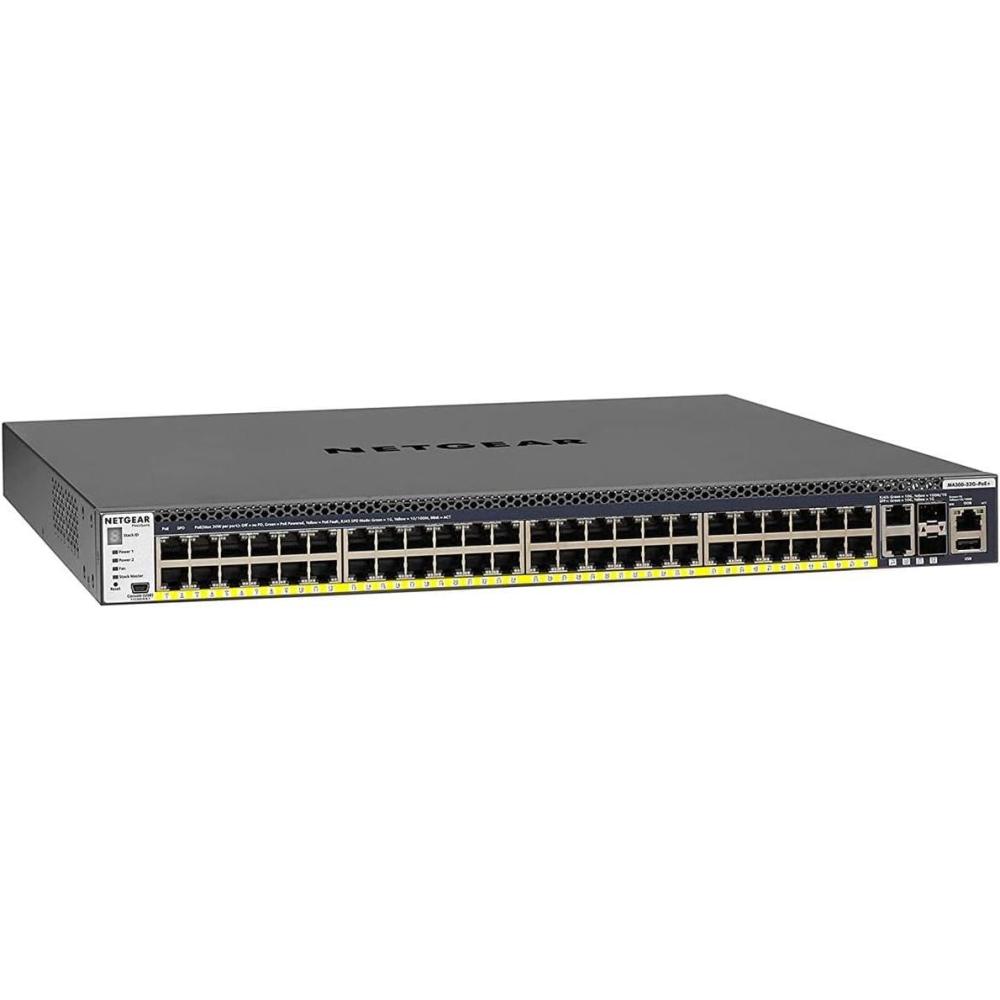 image:imageNETGEAR GSM4352PB100NES 48Port Fully Managed Switch M430052GPoE 48x1G PoE 2x10GBASET 2xSFP Stackable 1000W PSU ProSAFE Lifetime Protection