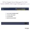 NETGEAR 26-Port Gigabit Ethernet Smart Managed Pro PoE Switch (GS724TPP) – with 24 x PoE+ @ 380W, 2 x 1G SFP, Desktop/Rackmount, (Renewed)(18 port | 16xPoE+ 300W | 2xSFP)