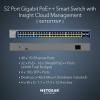 NETGEAR 52-Port Ultra60 PoE Gigabit Ethernet Smart Switch (GS752TXUP)- Managed, with 32 x PoE+ and 16 x PoE++ @ 640W, 4 x 10G SFP+, Optional Insight Cloud Management, Desktop or Rack Mount