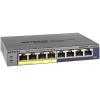 NETGEAR 8-Port Gigabit Ethernet Smart Managed Plus PoE Network Switch, Hub, Internet Splitter (GS108PE) – with 4 x PoE @ 53W Upgradeable, Desktop/Rackmount, and ProSAFE Lifetime Protection(8 Port | 4xPoE 53W)