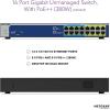 NETGEAR 8-Port Gigabit Ethernet Smart Managed Plus PoE Network Switch, Hub, Internet Splitter (GS108PE) – with 4 x PoE @ 53W Upgradeable, Desktop/Rackmount, and ProSAFE Lifetime Protection(16 Port | 8xPoE+  8xPoE++ 380W | Unmanaged)