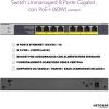 NETGEAR 8-Port Gigabit Ethernet Smart Managed Plus PoE Network Switch, Hub, Internet Splitter (GS108PE) – with 4 x PoE @ 53W Upgradeable, Desktop/Rackmount, and ProSAFE Lifetime Protection(8 Port | 8xPoE+ 60W)
