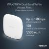 NETGEAR Wireless Access Point (WAX210PA) – WiFi 6 Dual-Band AX1800 Speed | 1 x 1G Ethernet PoE Port | Up to 128 Devices | 802.11ax | WPA3 | Compact Size | Up to 4 SSID Networks | with Power Adapter