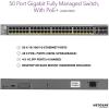 Netgear ProSafe GSM7248P 48-Port Layer 2+ GbE PoE+ Managed Switch [M4100-50G-POE+] (Renewed)