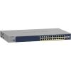 NETGEAR 28-Port PoE Gigabit Ethernet Smart Switch (GS728TPP) – Managed, Optional Insight Cloud Management, 24 x PoE+ @ 380W, 4 x 1G SFP, Desktop or Rackmount, (Renewed)