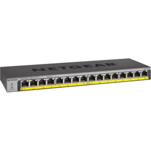 NETGEAR 16-Port Gigabit Ethernet Unmanaged PoE Switch (GS116LP) – with 16 x PoE+ @ 76W Upgradeable, Desktop/Rackmount, and ProSAFE Limited Lifetime Protection (Renewed)(16 port | 16xPoE+ 76W)