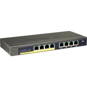 NETGEAR ProSAFE GS108PE 8-Port Gigabit Web Managed (Plus) PoE Switch 4 PoE Ports 45W (GS108PE-100NAS)