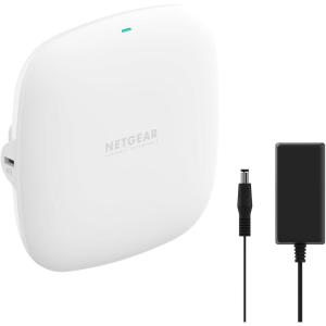 NETGEAR Wireless Access Point (WAX210PA) – WiFi 6 Dual-Band AX1800 Speed | 1 x 1G Ethernet PoE Port | Up to 128 Devices | 802.11ax | WPA3 | Compact Size | Up to 4 SSID Networks | with Power Adapter