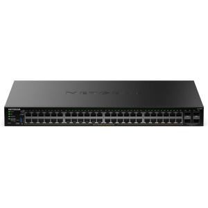 NETGEAR S350 Series 52-Port Gigabit Ethernet PoE+ Smart Managed Essentials Switch – 48 x 1G PoE+ @ 380W, 4 x 1G Dedicated SFP – Desktop or Rackmount (GS348TPv2)