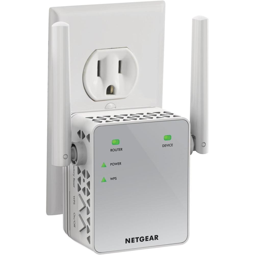 image:imageNETGEAR WiFi Range Extender EX3700  Coverage Up to 1000 Sq Ft and 15 Devices with AC750 Dual Band Wireless Signal Booster amp Repeater Up to 750Mbps Speed and Compact Wall Plug DesignWiFi 5  075Gbps Discontinued