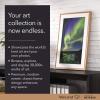 Canvas II – the Smart Art Frame with 27 in. HD Digital Canvas that Renders Images and Photography in Lifelike Detail | 19X29 Black Frame | WiFi-Connected | Powered by NETGEAR (MC327BL)(19”x29” White Frame)