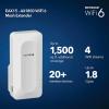 NETGEAR WiFi 6 Mesh Range Extender (EAX15) – Add up to 1,500 sq. ft., 20 Devices with AX1800 Dual-Band Wireless Signal Repeater (up to 1.8 Gbps Speed), WPA3 Security, One Network Name(1.8Gbps)
