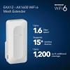 NETGEAR WiFi Mesh Range Extender (EX5000) – Covers up to 1,000 sq.ft. and 15 Devices with AC1200 Dual Band Wireless Signal Booster & Repeater (up to 1200 Mbps Speed) – Compact Wall Plug Design(WiFi 6  1.6Gbps)
