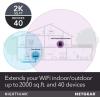 NETGEAR WiFi Mesh Range Extender EX7700 – Coverage up to 2300 sq.ft. and 45 Devices with AC2200 Tri-Band Wireless Signal Booster & Repeater (up to 2200Mbps Speed), Plus Mesh Smart Roaming