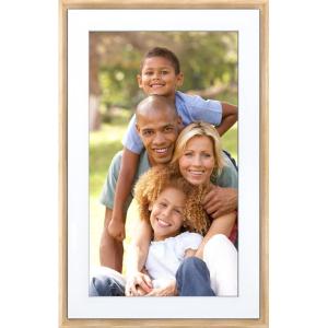 Canvas II – the Smart Art Frame with 27 in. HD Digital Canvas that Renders Images and Photography in Lifelike Detail | 19X29 Black Frame | WiFi-Connected | Powered by NETGEAR (MC327BL)(19”x29” Light Wood Frame)