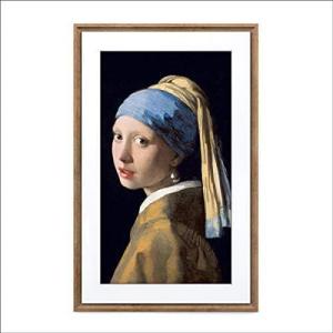 Canvas II – the Smart Art Frame with 27 in. HD Digital Canvas that Renders Images and Photography in Lifelike Detail | 19X29 Black Frame | WiFi-Connected | Powered by NETGEAR (MC327BL)(19”x29” Dark Wood Frame)